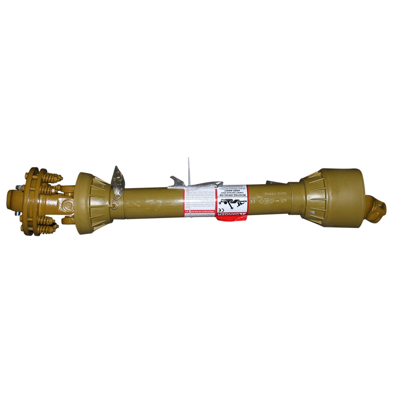 Cardan 1000 mm S6 T6 with clutch composed of 2 discs cross 30.2x92 (star pipe) 1 3/8 Z=6 cutter